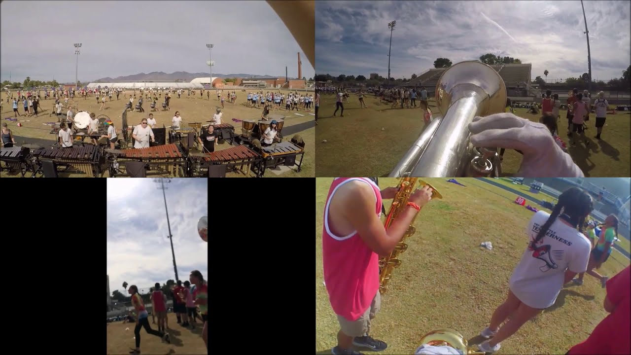 2019 RUHS Marching Band "Try A Little Tenderness" GoPro Rehearsals