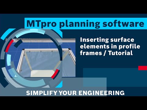 [EN] Bosch Rexroth MTpro Planning Software HowTo - Surface Elements