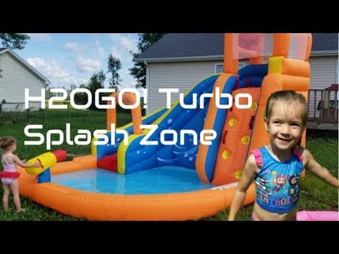 h2ogo turbo splash zone inflatable water park