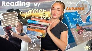 READING MY SUMMER TBR🌞📚... before I lock in for autumn🍂