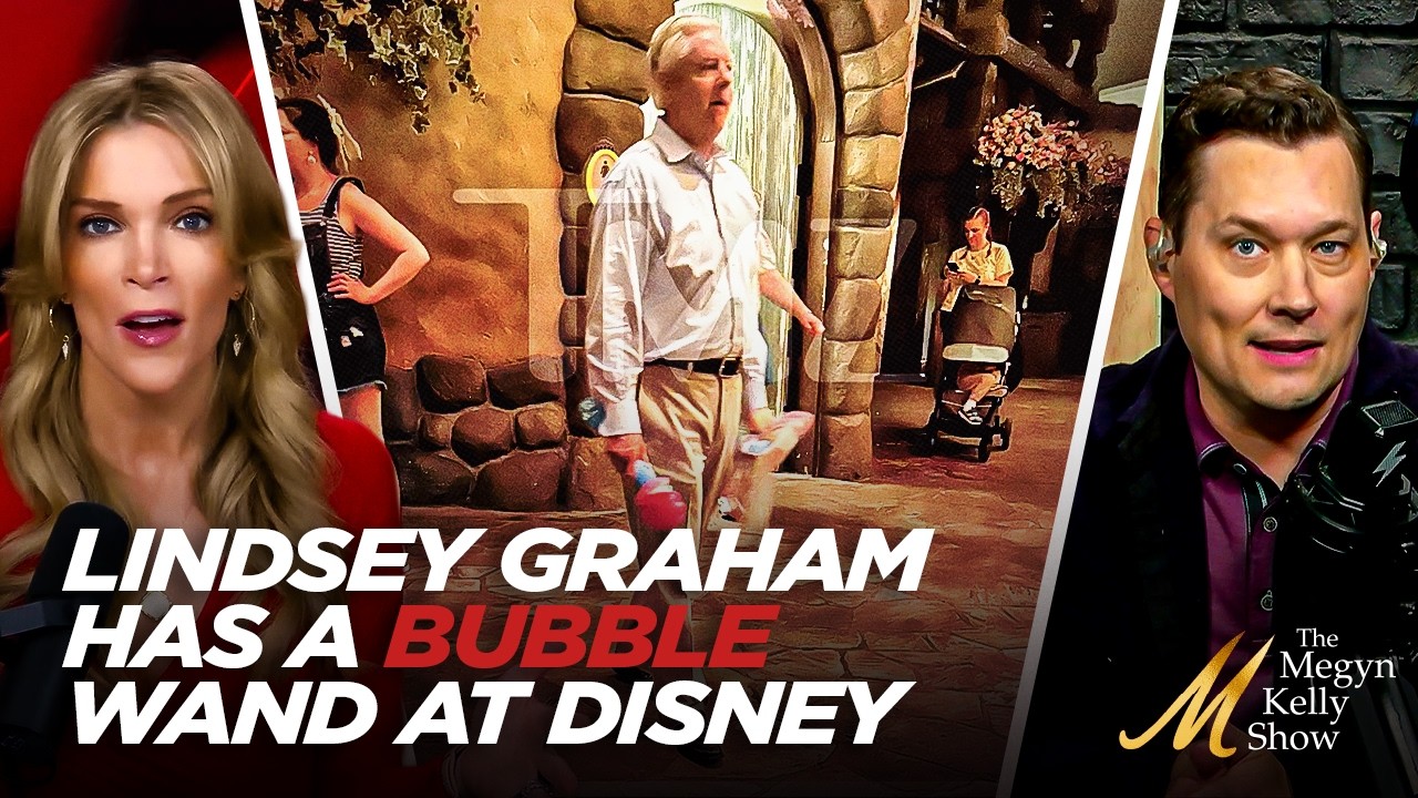 Lindsey Graham Shows Up at DISNEY WORLD While American Troops are Deployed to Iran, w/ Stu Burguiere