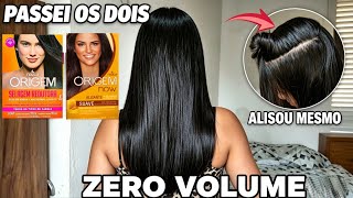 ALISA TODOS OS TIPOS DE CABELO: ALISANTE RELAXANTE ORIGEM e SELAGEM REDUTORA ORIGEM NAZCA