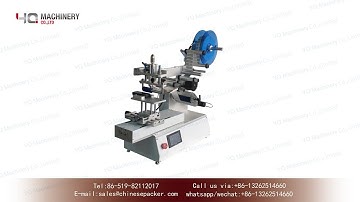 Guide on  how to thread label roll for tabletop front and back labeler|roll on bottle label machine