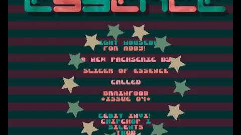 Essence - Brainfood 4 Menu Amiga Intro (1993)