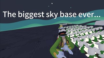 I built the BIGGEST Sky base in Yeeps Hide and Seek