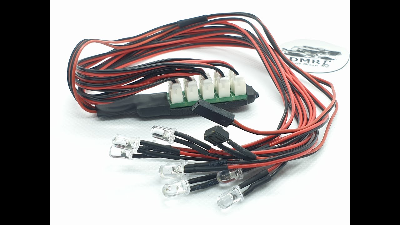 RC CAR Light Kit For 1/10 Scale Drift Car, Crawler Or Truck From Drift