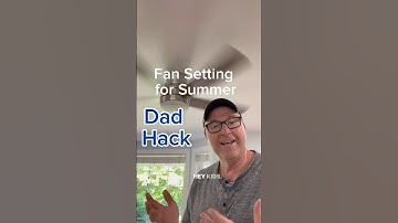 Optimal Ceiling Fan Setting for Summer Heat