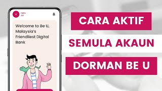 Cara Aktif Semula Akaun Dorman Be U By Bank Islam L Reactive Dormant Account