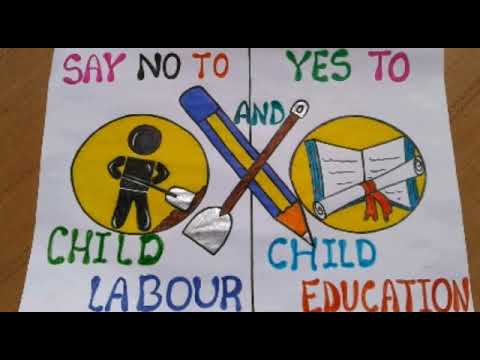 Anti Child Labour Day 12th June Poster On Anti Child Labour Day Youtube