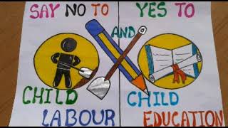Anti Child Labour Day 12th June Poster On Anti Child Labour Day Youtube