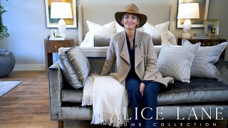 White Mohair Throw Alice Lane Home Collection