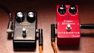 DOD YJM308 Preamp Overdrive vs Fender Yngwie Malmsteen Signature Pedal