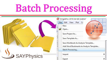 How to perform data batch processing in origin