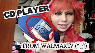 I bought a CD player from Walmart (#vlog 1)