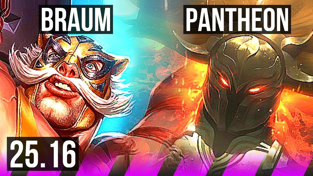 BRAUM & Kai'Sa vs PANTHEON & Tristana (SUP) | KR Diamond | 25.16