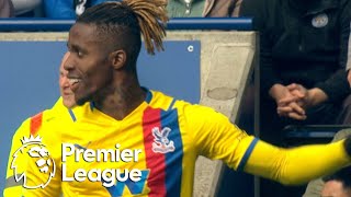 Wilfried Zaha halves Crystal Palace deficit v. Leicester City | Premier League | NBC Sports