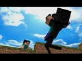 Herobrine Life Story Part 1: Herobrine And Steve - Minecraft Animation