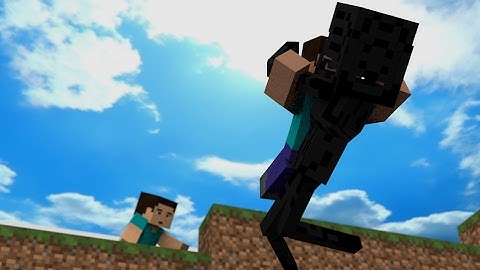 Herobrine Life Story Part 1: Herobrine And Steve - Action YellowBee Craft Animation