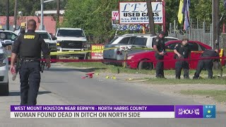 Woman may have been struck, killed by vehicle in north Harris County