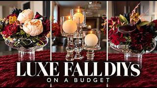 You Won’t Believe These Are Budget FALL DIYs! HOW TO DIY LUXE LOOK FOR LESS FALL FLORALS