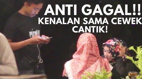 #EKSPERIMENJOMBLO cara berkenalan dengan wanita idaman ditempat umum.