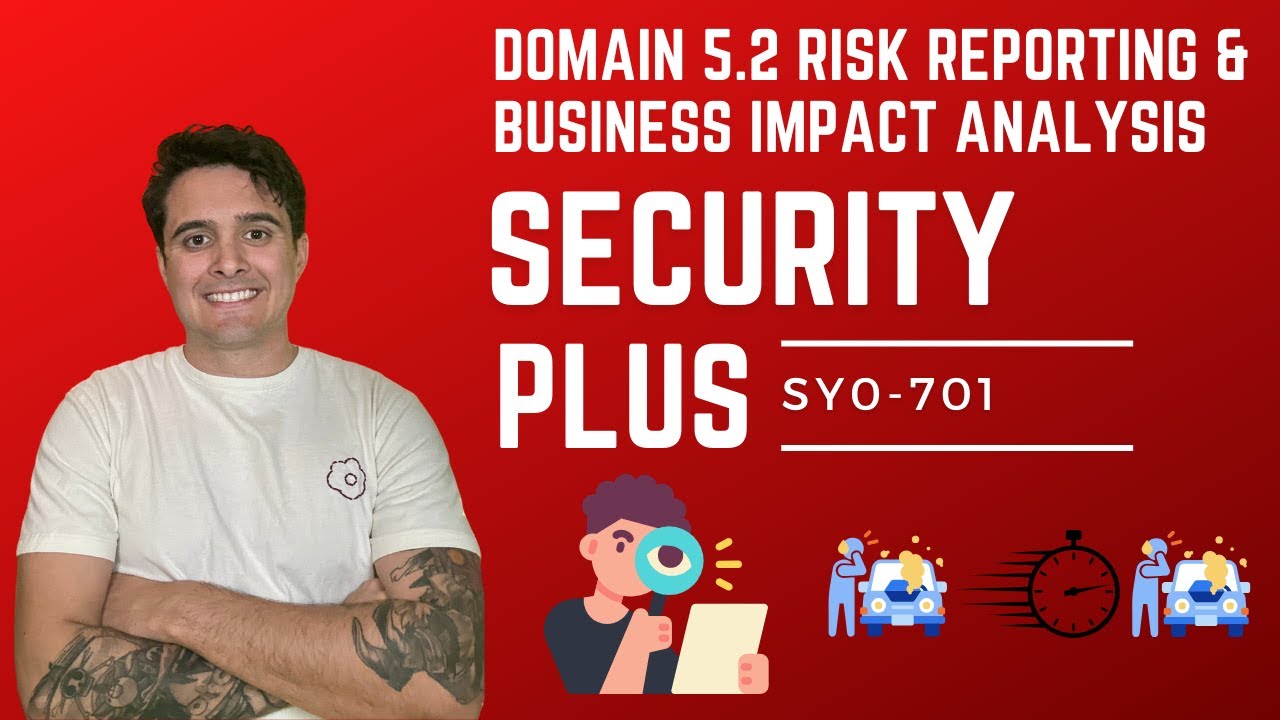 SECURITY PLUS COURSE 2024:Domain 5.2 Risk Reporting & Business Impact ...