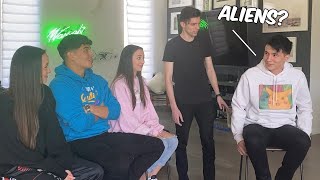 Hypnotizing Aaron Burriss to See His Friends as Aliens | Hypnosis Collab with Alex Wassabi