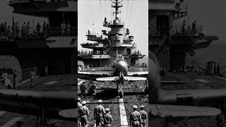 How WWII Pilots Landed on Aircraft Carriers Without Modern Technology #WWII #AircraftCarrier