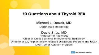 10 Questions About Thyroid RFA