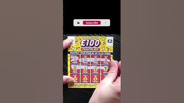 NEW £100 MULTIPLIER UK Scratch Card Scratcher