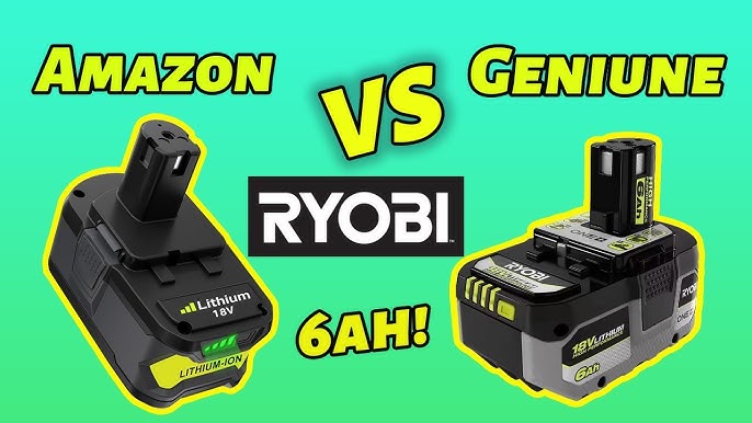 Ryobi 9ah battery versus  knockoff job 