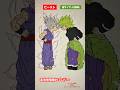 【どっちもビースト】変身孫悟飯VSブロリー #shorts #dragonball #ドラゴンボール #dragonballz #dragonballsuper