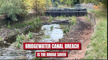 Er is meer werk verricht bij de doorbraak in het Bridgewater-kanaal