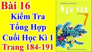 Soạn bài Kiểm tra tổng hợp cuối học kì 1 | Soạn văn 9 hay nhất