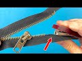 Amazing Method! Your Zipper Will Never Be Broken Again