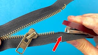 Amazing Method! Your Zipper Will Never Be Broken Again by Simple Ideas 873,182 views 1 year ago 2 minutes, 58 seconds