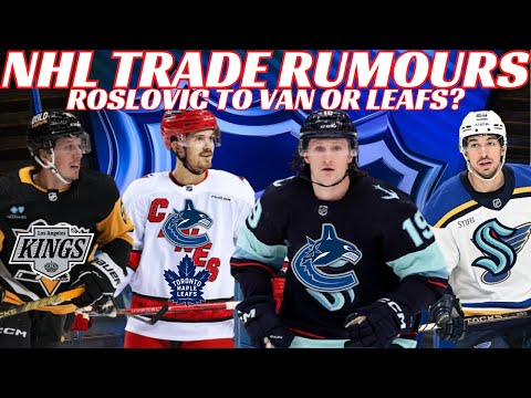 NHL Trade Rumours Canucks Pens Bruins Kraken Blues Jets Sign Vilardi Sens New Arena Update 