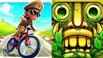 Temple Run 2 VS Little Singham Cycle Race 2024 Gameplay Android,ios