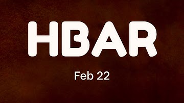32. Hedera Hashgraph HBAR Technical Analysis (22 Feb 2022)