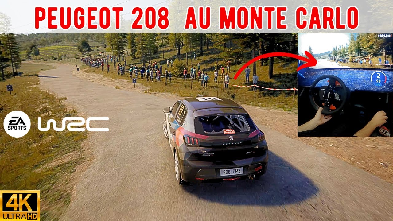 EA WRC : Test et SETUP de la Peugeot 208 (Rally 4) au Monte Carlo sur ...