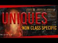 Detailed look at all non class specific uniques  diablo iv