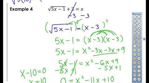4.8 Lesson (Radical Equations)