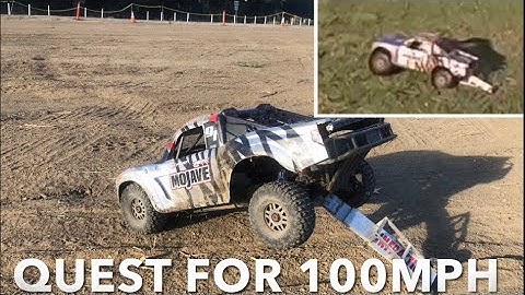 Arrma Mojave 8s Off-road Speed Run End Badly? Pushing it harder every run !