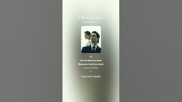 I Want You Back | Unknown | #pop #latino #english