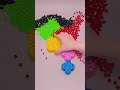 Zen Art 🍀🎨 Oddly Satisfying Colorful Four Leaf Clover Beads Falling | Your Brain will Like this #zen