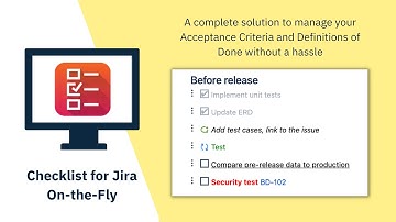 How Checklist for Jira On-the-Fly application works | Jira Server