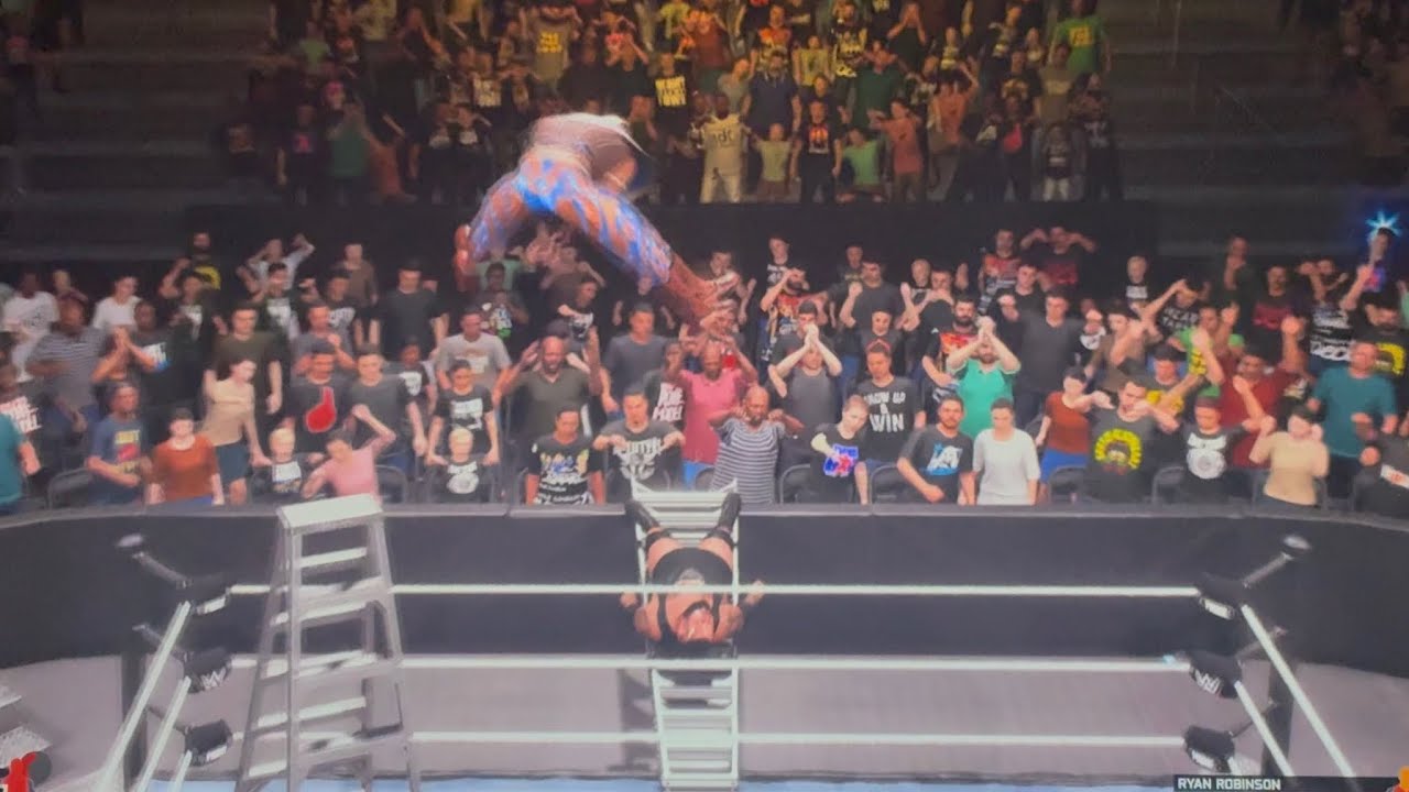 WWE 2k25 - Ryan Robinson vs Bronson Reed - Extreme Rules Match