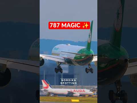 EVA Air B787-9 PERFECT Landing at Vienna Airport! 😱✈️