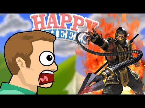 Видео: MORTAL KOMBAT в Happy Wheels