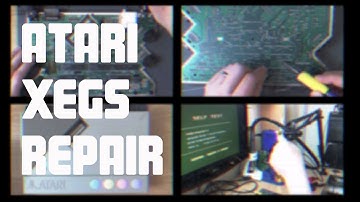 Non-Booting Atari XEGS Board Repair